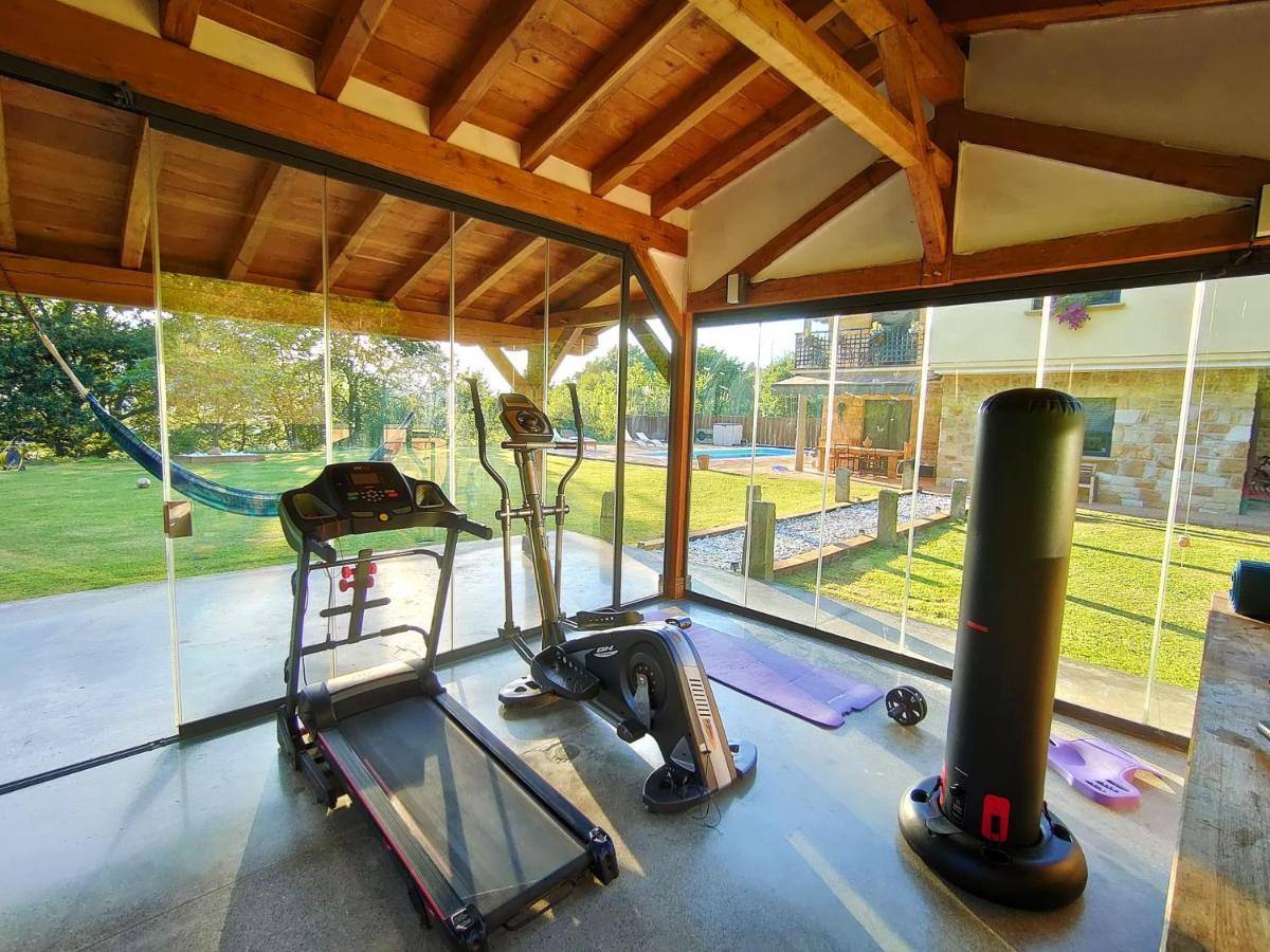 Chalet Con Piscina Climatizada En La Naturaleza Areatza Екстер'єр фото