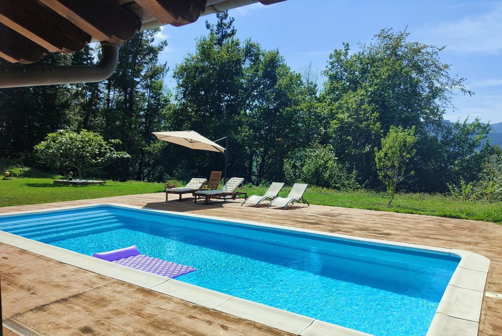Chalet Con Piscina Climatizada En La Naturaleza Areatza Екстер'єр фото